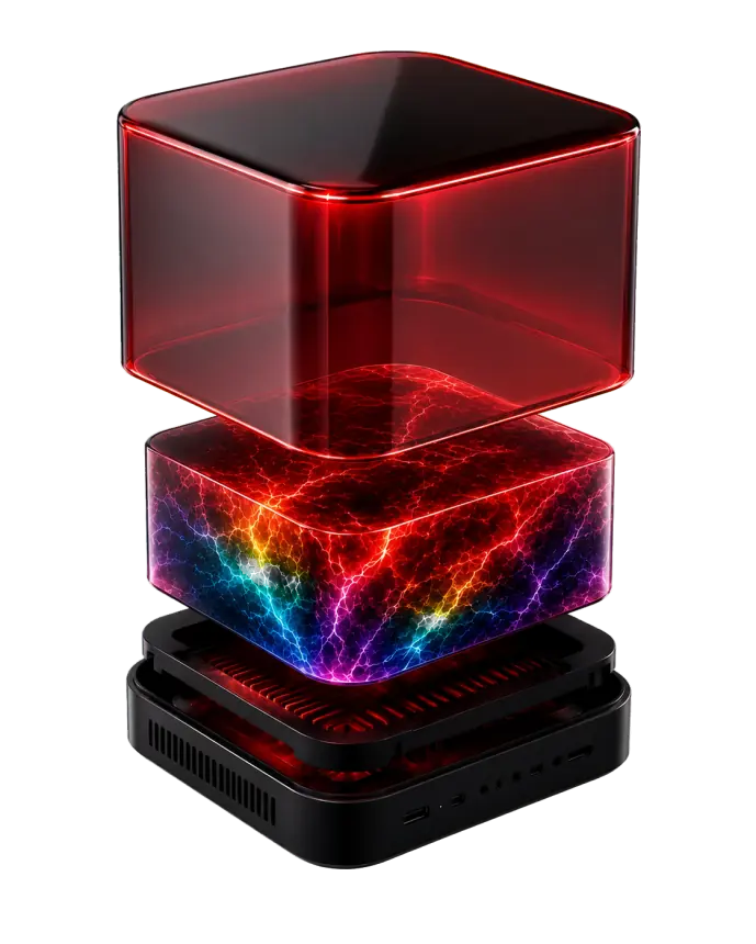 Ringo One shell and plasma core separated