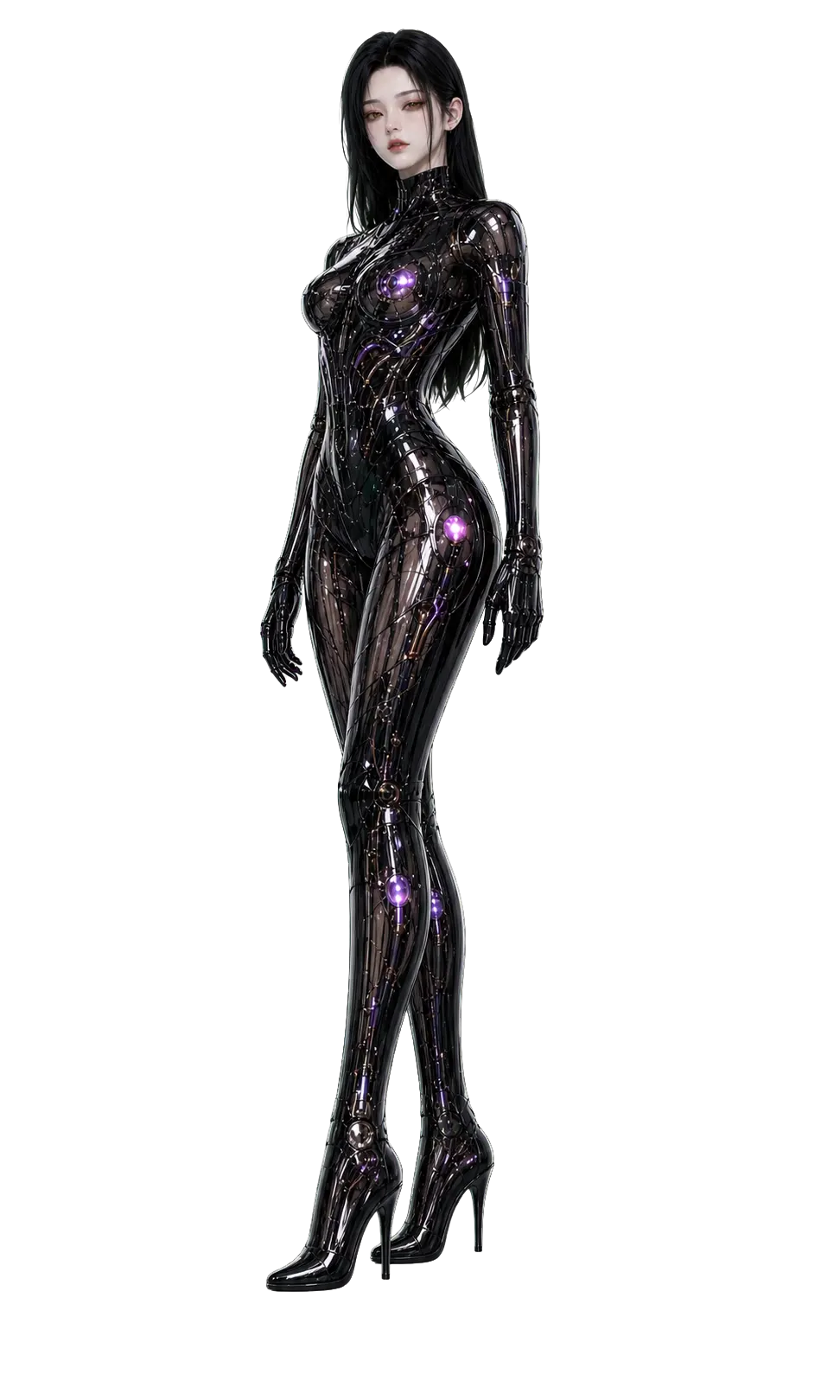Synari — étude noire, figure