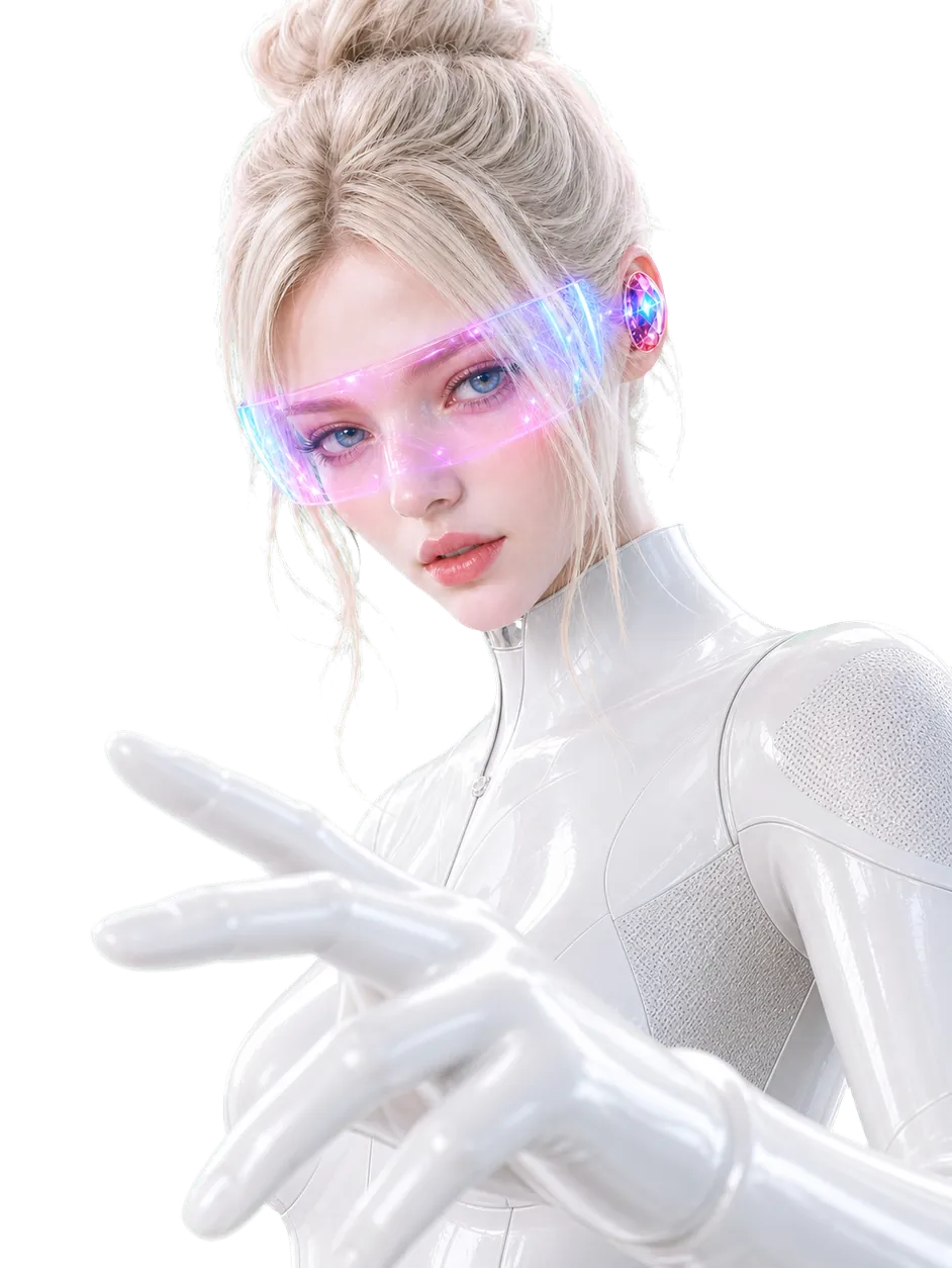 Synari — étude blanche, regard